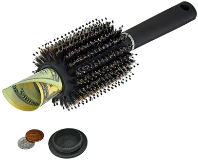 Hidden Safes Hair Brush Style Secret Safe box for Hide Secret Money Valuables With Removable Lid