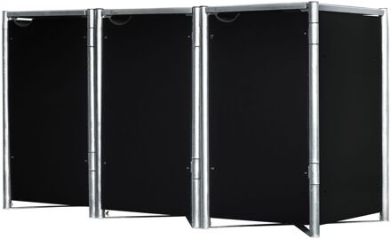 Hide Hide® Containerombouw 3 afvalcontainers HD04401 zwart- Kliko ombouw