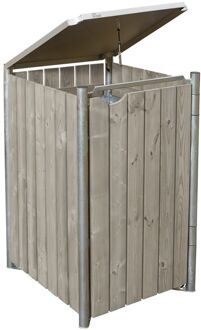 Hide® Containerombouw 1 afvalcontainer Hout HD12406 - Kliko ombouw Bruin