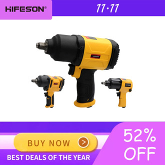 HIFESON Air Pneumatic Wrench Tool Spanner Power Tools Tire Remoual Torque Impact Sleeves Spanners Air Tools
