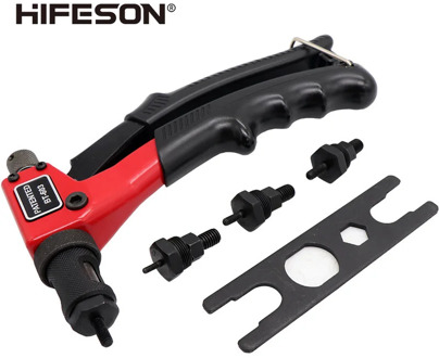 HIFESON Powerful 8" Single Hand Rivet Nut Guns Insert Threaded Mandrels Manual Riveters Nut Gun for Riveting M3 M4 M5 M6 Nuts