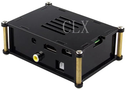 HIFI DiGi Expansion Board Case Raspberry Pi Digital Sound Card Acrylic Box for I2S SPDIF Module with Raspberry Pi 3/2