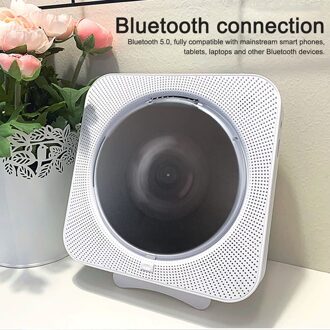 Hifi Draagbare Afstandsbediening Led Scherm Tf Thuis Wall Mounted Bluetooth Cd Speler Intelligente Afstandsbediening Stereo Speaker Thuis US