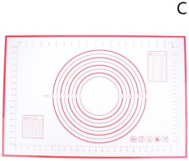 Hifuar Siliconen Bakken Mat Met Schaal Rolling Deeg Pad Kneden Deeg Mat Non Stick Gebak Oven Liner Bakvormen