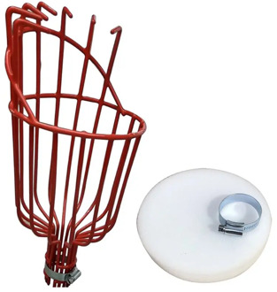 High-altitude Aluminum Deep Basket Fruit Picker Convenient Horticultural Fruit Picker Gardening Peach Picking Tools