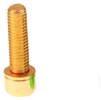 High-Carbon Staal M5 * 17Mm Stuurpen Nail Fiets Stuurpen Schroeven Bolt Mountain Dode Vlieg Road Vouwen fiets Handvat Riser Schroef Emperor goud