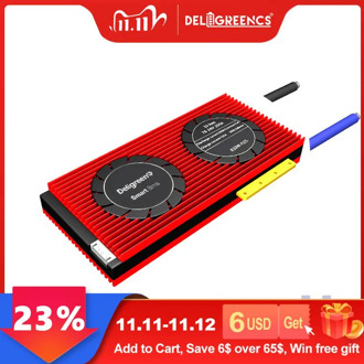 High current bms 7S 24V BMS 80A 100A 150A 200A 250A for 18650 26650 Lithium Battery Pack for Scooter with heat sink