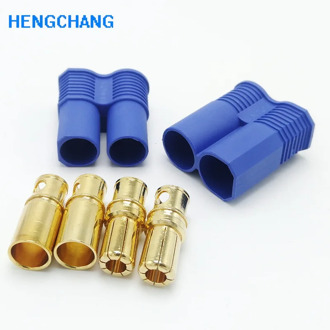 High current EC8 connector EC8 Car model plug socket Banana Plug Connector For RC ESC Lipo Battery male 10pcs + female 10pcs