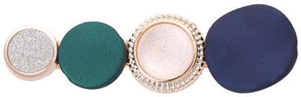 High-end boutique haar accessoires creatieve snoep hit kleur haarspeld frosted kleurrijke side clips dames haarspeld blauw groen