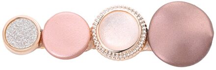 High-end boutique haar accessoires creatieve snoep hit kleur haarspeld frosted kleurrijke side clips dames haarspeld roze