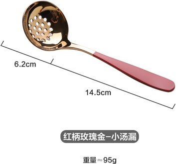 High-End Creatieve 304 Rvs Verdikte Huishoudelijke Lepel Lek Lepel Lepel Servies Bubble Lepel Pap Lepel 1