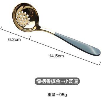 High-End Creatieve 304 Rvs Verdikte Huishoudelijke Lepel Lek Lepel Lepel Servies Bubble Lepel Pap Lepel