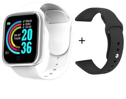 High-End Smart Horloge Y68 Waterdicht Hartslag Tracker-Fitness Polsband Voor Ios Android Multi-Functionele smartwatch # L35