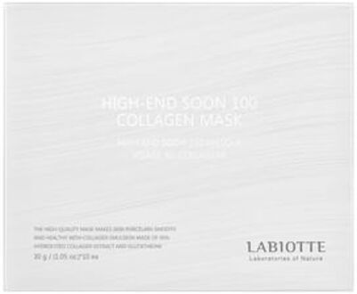 High-end Soon 100 Collagen Mask Set 30g x 10 Sheets