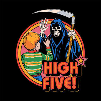 High Five Men's T-Shirt - Black - 5XL - Zwart