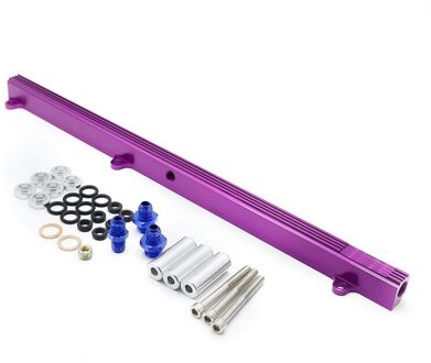 High Flow Fuel Rail Injector High Flow Fuel Rail Kit Voor Toyota Soarer Supra Mk Iii Crown 1JZ 1Jzgte paars
