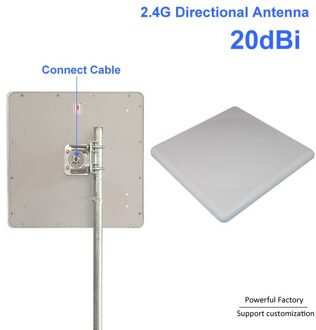 High Gain 20dBi 2.4ghz antenne outdoor platte georiënteerde 2.4g antenne fabrikant in China 1PCS