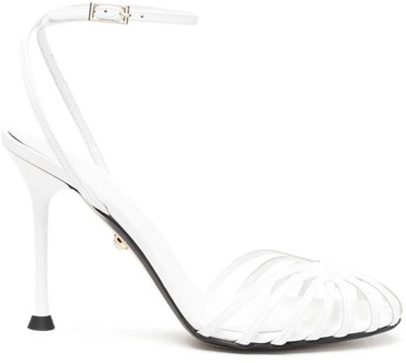 High Heel Sandals Alevi Milano , White , Dames - 37 1/2 EU