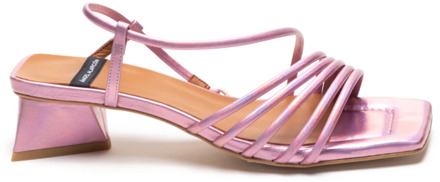 High Heel Sandals Angel Alarcon , Pink , Dames - 38 Eu,37 Eu,36 EU