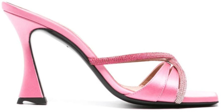 High Heel Sandals D'Accori , Pink , Dames - 38 1/2 Eu,37 1/2 EU