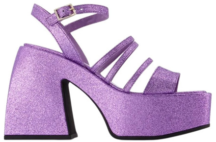 High Heel Sandals Nodaleto , Purple , Dames - 40 Eu,37 1/2 Eu,36 EU