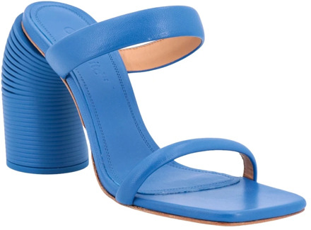 High Heel Sandals Off White , Blue , Dames - 36 Eu,37 EU
