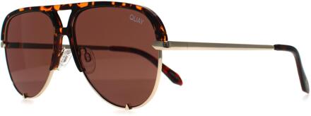 High Key Mini Remixed TORT zonnebril tortoise bruin - One Size