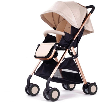High landscape stroller easy to fold ultra light portable can sit reclining can be on the aircraft shock absorber