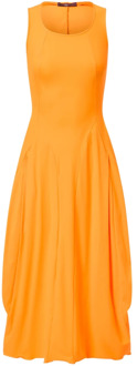 High Midi Dresses High , Orange , Dames - M,S,Xs
