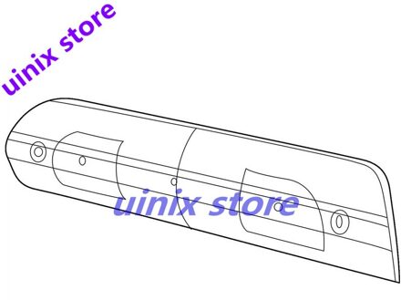 High Mount Remlicht-Hoge Mount Lamp Links Of Rechts Voor Jeep Ram Oem 55372082AF rechtsaf