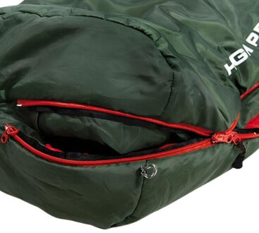 High Peak Zwarte pijl slaapzak Groen - One size