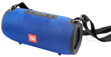 High Power 40W Bluetooth Speakers Waterdichte Draagbare Kolom Voor Pc Computer 3D Stereo Subwoofer Boom Box Music Center Fm radio blauw