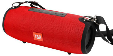 High Power 40W Bluetooth Speakers Waterdichte Draagbare Kolom Voor Pc Computer 3D Stereo Subwoofer Boom Box Music Center Fm radio rood