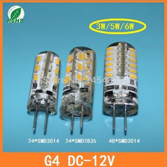 High Power Corn Bulb Led Licht G4 Led Smd 3014 3528 3W/5W/6W Lamp vervangen 20W - 50W Led Halogeen Lamp Lamp Cold wit / 6w