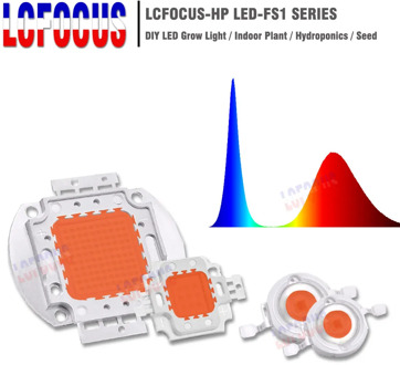 High Power LED Chip 1W 3W 5W 10W 20W 30W 50W 100W Full Spectrum 400-840nm DIY LED Grow Light For Vegetable Fruit Plant Growing