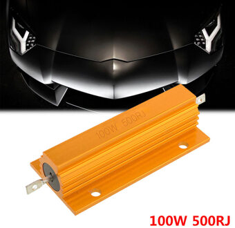 High Power Weerstand Draad Kronkelende 100W Aluminium Shell Weerstand Tool Deel Accessoires Gadget Praktische Draadgewonden Weerstand