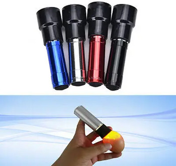 High Quality 1 Pcs 9 LED Flash Light Egg Candler Incubator Candling Lamp For Light Dark Hatching Eggs