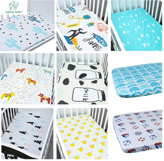 High Quality 100% Organic Cotton Baby Crib Sheets,Super Sofe New Design Crib Sheets Fits For Babies And Toddlers In Bedding Set