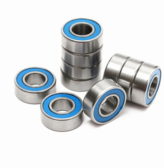 High quality 10PCS ABEC-5 MR106-2RS MR106 2RS MR106 RS MR106RS 6x10x3 mm Blue rubber sealed miniature deep groove ball bearing