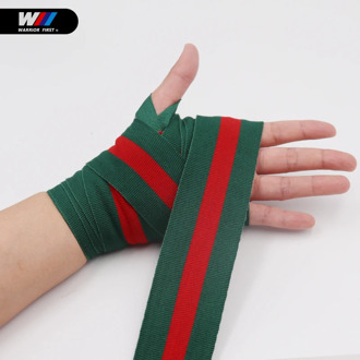 High Quality 2pcs/pack 3M/5M Length Boxing Hand Wraps Boxing Handwraps For Training Bandages Colorful Stripe Pattern