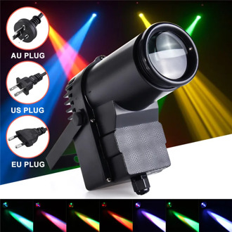 High Quality 30W AC110-240V DMX RGBW LED Light DMX512 Pinspot Beam Spotlight 6CH DJ Disco Party KTV Lighting Effect