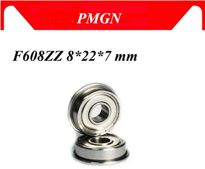 High quality 5pcs ABEC-5 F608ZZ F608 ZZ F608 8*22*7 mm 8x22x7 mm Metal Double Shielded flanged Bearing Ball Bearing