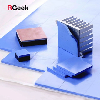 High quality 6.0 W/mK 10mm*10mm*1mm 100 pcs Thermal Pad GPU CPU Heatsink Cooling Conductive Silicone Pad