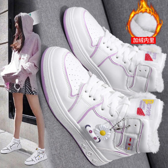 High Quality Add Cotton Women Sneakers Wear Resistant Non-slipWomen Casual Shoes Outdoor Cold Protection Keep Warm Women Shoes