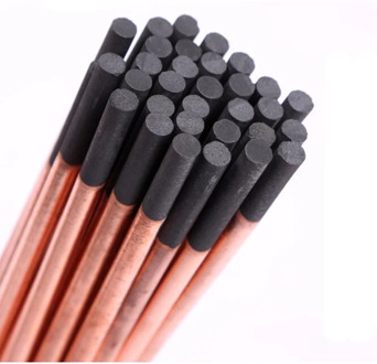 High quality arc gouging rods copper flat round graphite electrode rod for DC gas gouging gun electrode carbon rods 4-10mm