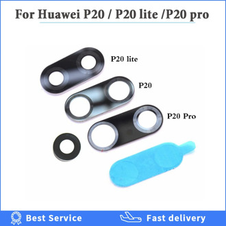 High Quality Camera Glass For Huawei P20 Lite Pro Rear Back Camera Lens Glass For Housing with Sticker Adhesive