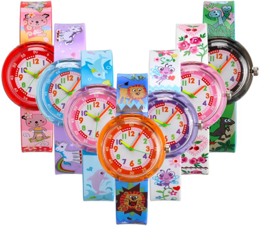 High quality cartoon bee flower watch children fashion casual unicorn pony kids quartz watches for student boys girls clock @#12