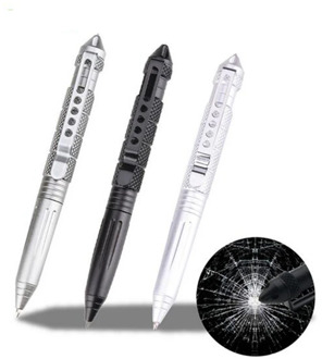 High Quality defence personal Tactical Pen Self Defense Pen Tool Multipurpose Aviation Aluminum Anti-skid Portable