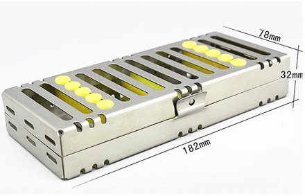 High Quality Dental Sterilization Cassette Rack Tray Box for 5 Surgical Instruments Free shipping
