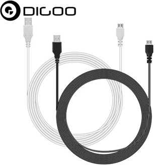 High Quality Digoo DG-BB-13MW 9.99ft 3 Meter Long Micro USB Durable Charging Power Cable Line for IP Camera Device
